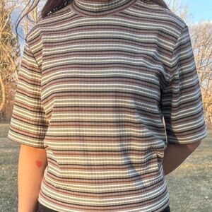 Striped Multicolor Women's Top